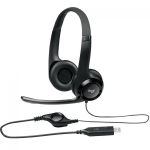 Headset Logitech H390 USB Preto - 981-000014