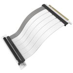 Cabo Riser Cooler Master V2 200mm PCIe 4.0 X16 Branco - MCA-U002R-WPCI40-200