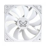 Cooler Scythe Kaze Flex II 120mm Slim Branco - KFS1215FD18W-P