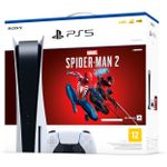 Console Sony Playstation 5 (PS5) c/ Leitor de Mídia Física + Conrtrole sem fio Dualsense - Marvel's Spider Man 2 Bundle - CFI-1214A 1000037788