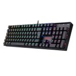 Teclado Mecanico Gamer Redragon Mitra Preto RGB Switch Vermelho - K551RGB-1 (PT-RED)