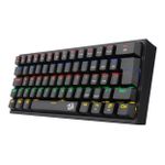 Teclado Mecanico Gamer Redragon Fizz Rainbow Preto Switch Marrom - K617-R-B (PT-BROWN)