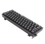Teclado Mecanico Gamer Redragon Fizz Rainbow Preto Switch Marrom - K617-R-B (PT-BROWN)