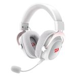 Headset Gamer Sem Fio Redragon Zeus Pro 7.1 Wireless / Bluetooth Branco - H510W-PRO