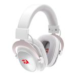 Headset Gamer Sem Fio Redragon Zeus Pro 7.1 Wireless / Bluetooth Branco - H510W-PRO