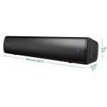 Caixa de Som Gamer Soundbar Creative Stage Air V2 Preto - 51MF8395AA000