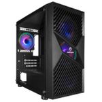 Gabinete Gamer One Power Fractal Mid Tower Preto - CC-201B