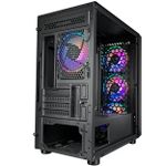Gabinete Gamer One Power Fractal Mid Tower Preto - CC-201B