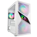 Gabinete Gamer One Power Fractal Mid Tower Branco - CC-201W
