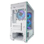 Gabinete Gamer One Power Fractal Mid Tower Branco - CC-201W