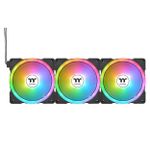 Kit 3x Cooler Thermaltake Swafan EX12 ARGB Preto - CL-F167-PL12SW-A