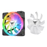 Kit 3x Cooler Thermaltake Swafan EX12 ARGB Preto - CL-F167-PL12SW-A