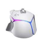 Mouse Gamer Sem Fio Logitech G502 X Plus RGB 25600 DPI 13 Botões Branco - 910-006170