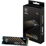 SSD MSI Spatium M450 500GB NVMe M.2 2280 Leitura 3600MB/s Gravação 2300MB/s - S78-440K220-P83