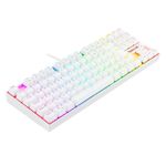 Teclado Magnético Gamer Redragon Kumara Pro RGB Branco Switch Vermelho ABNT2 - K552W-RGB-PRO (PT-RED)