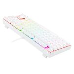 Teclado Magnético Gamer Redragon Kumara Pro RGB Branco Switch Vermelho ABNT2 - K552W-RGB-PRO (PT-RED)