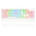 Teclado Mecanico Gamer Redragon Kala Lunar White RGB Switch Marrom ABNT2 - K557W-RGB (PT-BROWN)