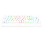 Teclado Mecanico Gamer Redragon Kala Lunar White RGB Switch Vermelho ABNT2 - K557W-RGB (PT-RED)