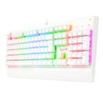 Teclado Mecanico Gamer Redragon Kala Lunar White RGB Switch Vermelho ABNT2 - K557W-RGB (PT-RED)