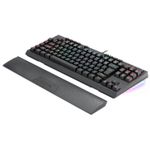Teclado Optico Gamer Redragon Broadsword Pro RGB Preto Switch Vermelho ABNT2 - K588RGB-PRO (PT-RED)