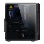 Gabinete Gamer 1STPLAYER R3-A RGB Mid Tower Preto - R3-A
