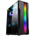 Gabinete Gamer 1STPLAYER R3-A RGB Mid Tower Preto - R3-A