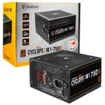 Fonte Gamdias Cyclops 750W 80+ bronze - M1-750B