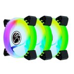 Kit 3x Cooler BrazilPC 120mm ARGB - BPC-KCL-SLIM-ARGB