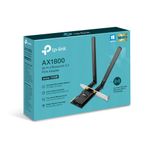 Placa de Rede Wireless e Bluetooth TP-Link Wi-Fi 6 AX1800 PCIe Bluetooth 5.2 - Archer TX20E