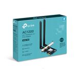 Placa de Rede Wireless e Bluetooth TP-Link Bluetooth 4.2 AC1200 - Archer T5E