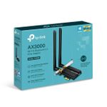 Placa de Rede Wireless e Bluetooth TP-Link Wi-Fi 6 Bluetooth 5.2 AX3000 - Archer TX50E