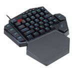Teclado Mecânico Gamer Redragon Ditix Preto RGB Switch Azul - K601-RGB