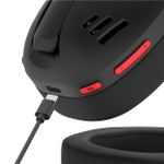 Headset Gamer Sem Fio Redragon Ire Pro Drivers 40mm 2.4GHz/Bluetooth Preto - H848