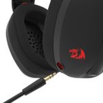 Headset Gamer Sem Fio Redragon Ire Pro Drivers 40mm 2.4GHz/Bluetooth Preto - H848