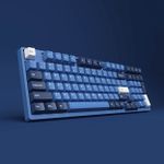 Teclado Mecânico Gamer Sem Fio Akko 3098B Plus Ocean Star Switch Cream Yellow Pro Perfil Chery