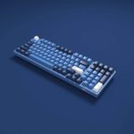 Teclado Mecânico Gamer Sem Fio Akko 3098B Plus Ocean Star Switch Cream Yellow Pro Perfil Chery