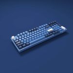 Teclado Mecânico Gamer Sem Fio Akko 3098B Plus Ocean Star Switch Cream Yellow Pro Perfil Chery