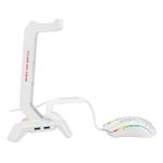 Suporte para Headset Redragon Scepter RGB Elite Branco - HA311-W
