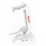 Suporte para Headset Redragon Scepter RGB Elite Branco - HA311-W
