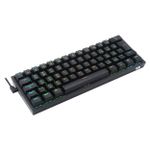 Teclado Mecânico Gamer Sem Fio Redragon Fizz Pro RGB Preto Wireless Bluetooth Switch Azul - K616-RGB-B (PT-BLUE)