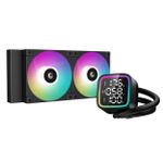 Water Cooler DeepCool LD240 Preto 240mm ARGB com Display LED - R-LD240-BKMSN-G-1