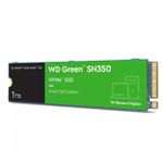 SSD Western Digital WD Green SN350 1TB NVMe M.2 2280 Leitura 2400MB/s Gravação 1850MB/s - WDS100T2G0C