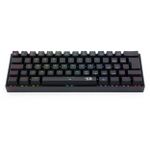 Teclado Mecânico Gamer Redragon Dragonborn RGB Preto Switch Marrom ABNT2- K630RGB-1 (PT-BROWN)