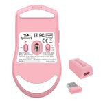 Mouse Gamer Sem Fio Redragon King Pro 26000DPI Rosa - M916P-PRO-1K