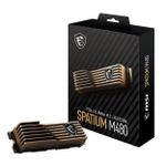 SSD MSI Spatium M480 HS 2TB NVMe M.2 PCIe 4.0 Leitura 7000MB/s Gravação 6800MB/s - S78-440Q100-P83