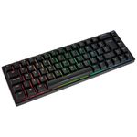 Teclado Mecânico Gamer Sem Fio Akko 3068B Preto Switch Akko Orange ABNT2