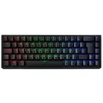 Teclado Mecânico Gamer Sem Fio Akko 3068B Preto Switch Akko Orange ABNT2