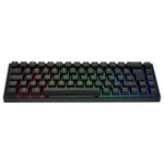 Teclado Mecânico Gamer Sem Fio Akko 3068B Preto Switch Akko Orange ABNT2