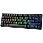 Teclado Mecânico Gamer Sem Fio Akko 3068B Preto Switch Akko Orange ABNT2