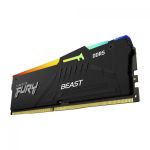 Memória Kingston Fury Beast 16GB DDR5 5600MT/s RGB CL40 - KF556C40BBA-16